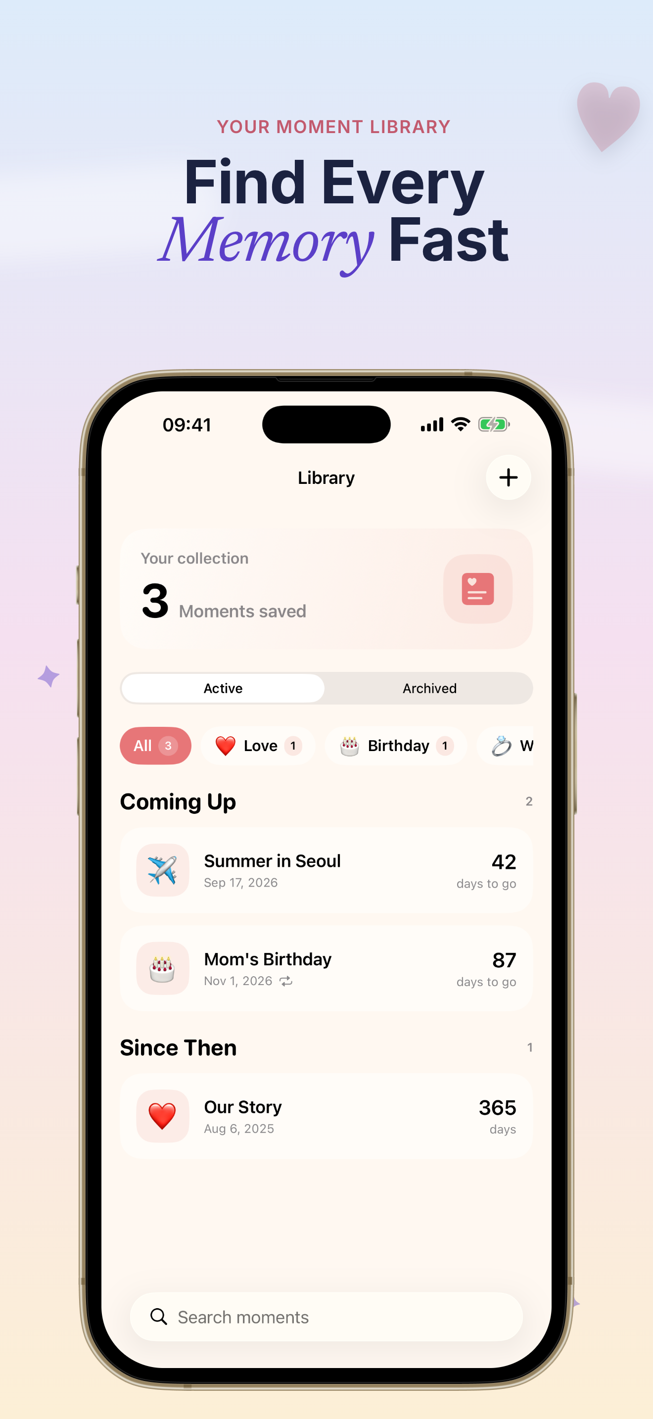 Dayly D-Day Countdown app screenshot 3